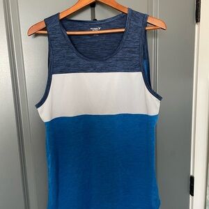 Old Navy Blue and Gray Tank Top